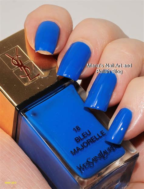 ysl nagellack 18 bleu|ysl nail varnish color chart.